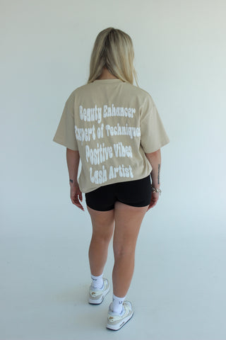 ‘Lash Artist’ Oversized Tee